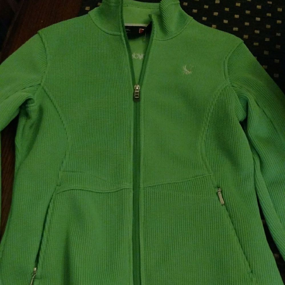 Spyder jacket green size medium